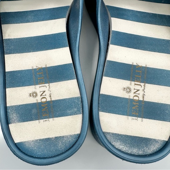 Lemon Jelly Women's Sunny Slide Blue Platform Sandal Size EU 39 - Picture 3 of 12